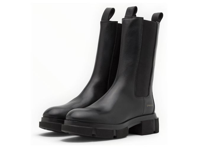 Autre Marque Copenhagen Studios Botas Chelsea de Cuero Negras - vista 10