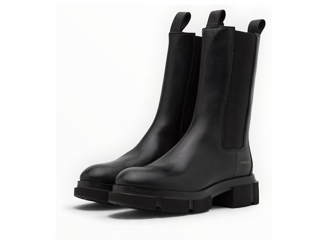 Autre Marque Copenhagen Studios Botas Chelsea de cuero negro - vista 2