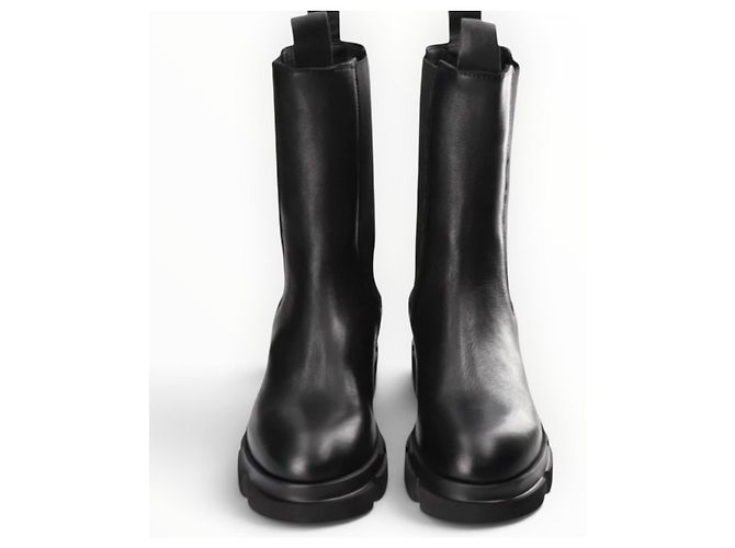 Autre Marque CPHGN Botas Chelsea de cuero negras - vista 4