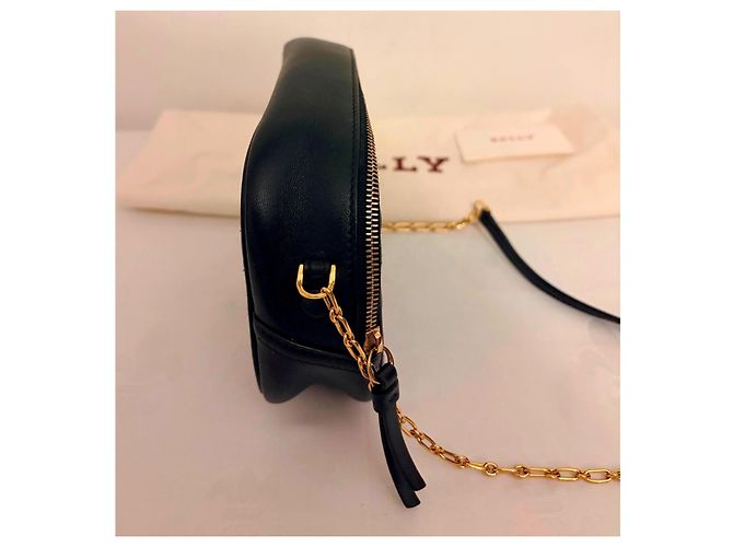 Bally Sac Bandoulière en Cuir Matelassé - Noir - vue 16