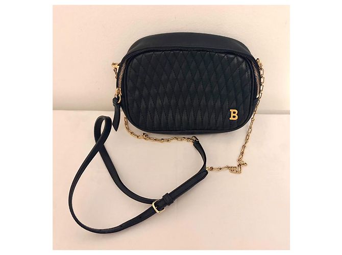 Bally Sac Bandoulière en Cuir Matelassé - Noir - vue 18