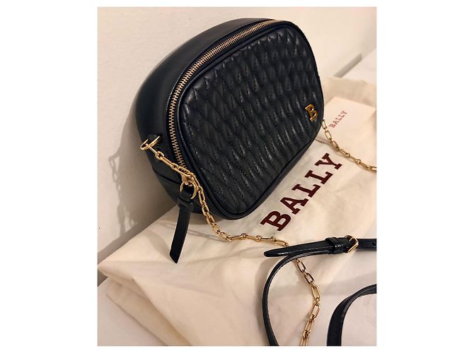 Bally Sac Bandoulière en Cuir Matelassé - Noir - vue 7