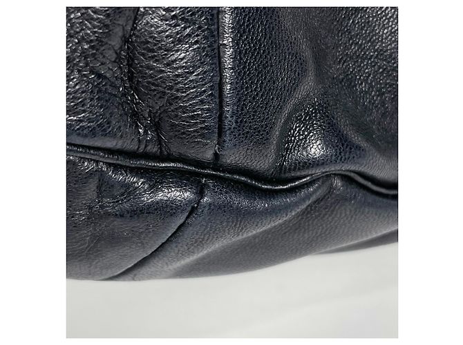 Borsa a tracolla Chanel in pelle nera - vista 3