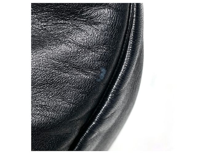 Borsa a tracolla Chanel in pelle nera - vista 4