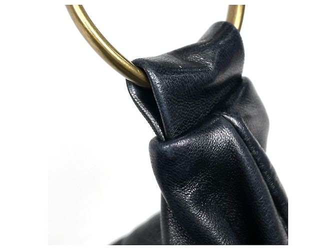 Borsa a tracolla Chanel in pelle nera - vista 6
