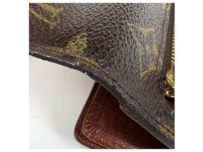 Portafoglio bi-fold Louis Vuitton Brown Monogram - vista 4