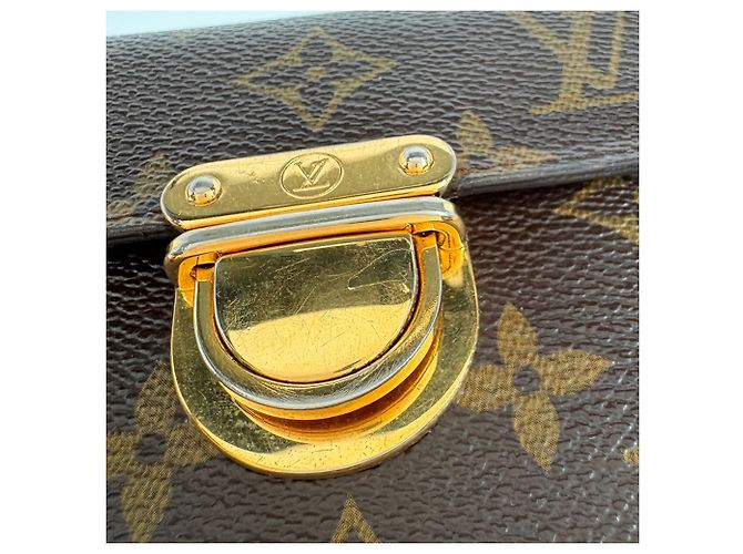 Portafoglio bi-fold Louis Vuitton Brown Monogram - vista 5