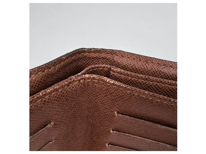 Portafoglio bi-fold Louis Vuitton Brown Monogram - vista 6