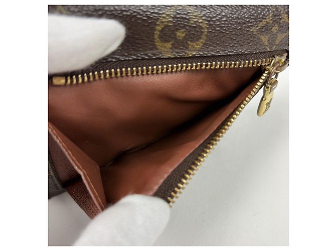 Portafoglio bi-fold Louis Vuitton Brown Monogram - vista 7