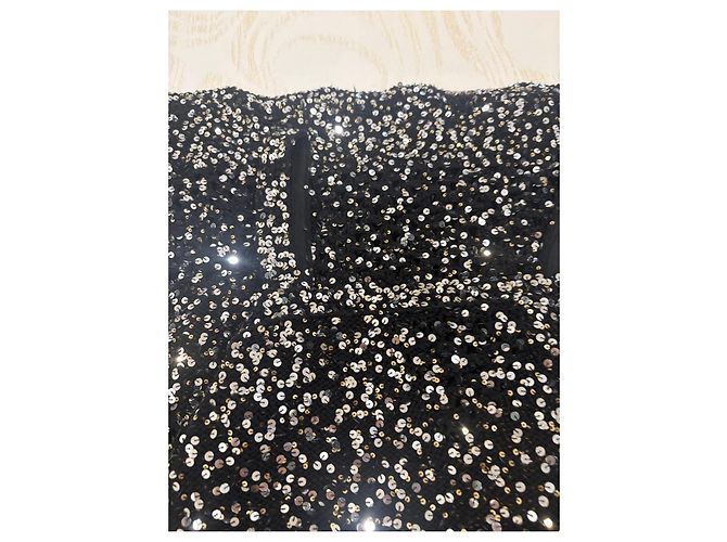 Chanel Paillettenkleid Schwarz - Ansicht 11