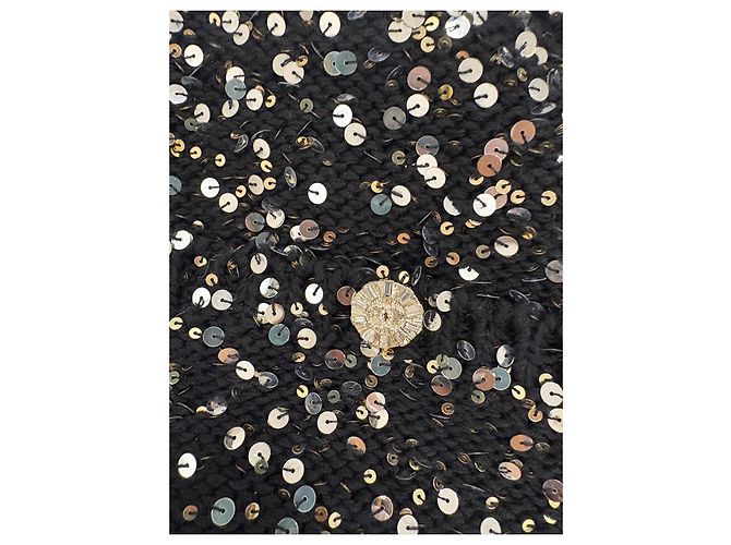 Chanel Paillettenkleid Schwarz - Ansicht 17