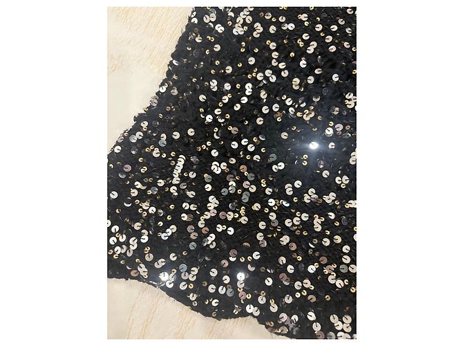 Chanel Paillettenkleid Schwarz - Ansicht 18