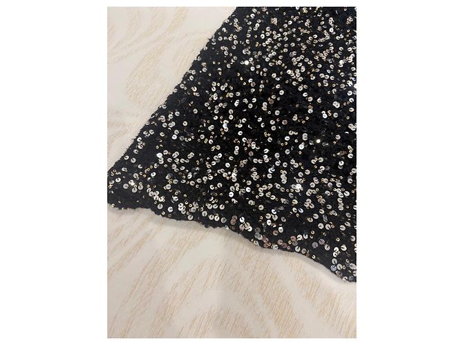 Chanel Paillettenkleid Schwarz - Ansicht 7