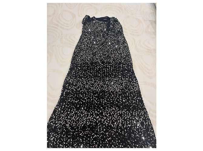 Chanel Paillettenkleid Schwarz - Ansicht 8