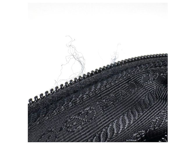 Borsa Prada in nylon nero e pelle - vista 7
