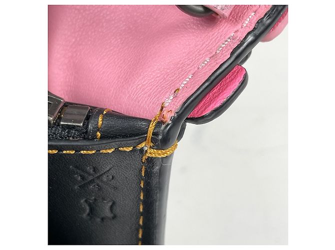 Borsa a Pochette Coach Black Multi-Color - vista 5