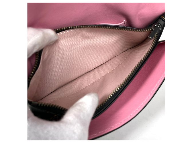 Borsa a Pochette Coach Black Multi-Color - vista 6