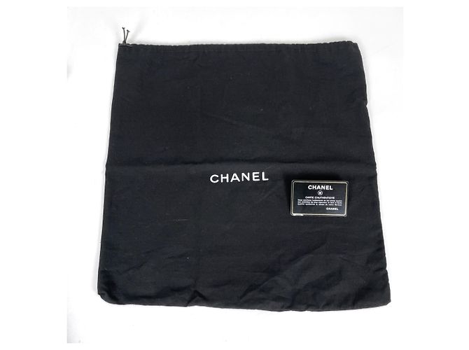 Borsa a tracolla Chanel in pelle nera - vista 10