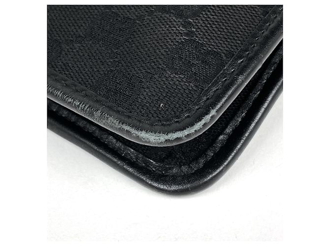 Borsa a tracolla Gucci in tela GG nera - vista 3