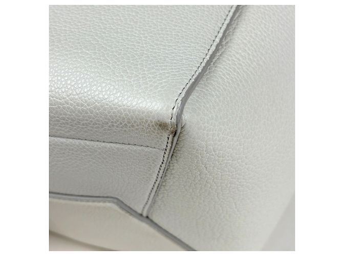 Céline Borsa a tracolla Celine in pelle bianca - vista 3