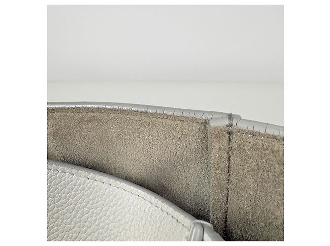 Céline Borsa a tracolla Celine in pelle bianca - vista 6