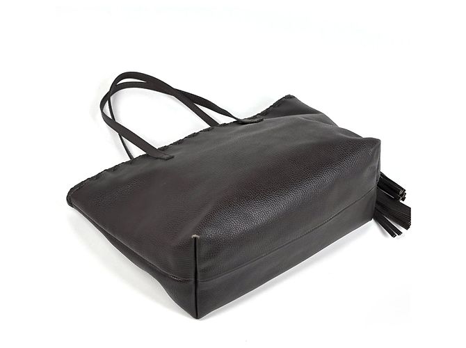 Borsa Tote Gucci in pelle marrone - vista 2