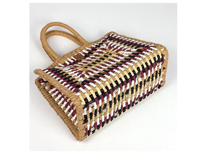 Borsa in rafia marrone Salvatore Ferragamo - vista 2