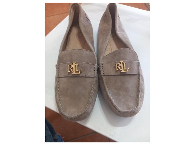 Lauren Ralph Lauren beige Wildleder-Loafer - Ansicht 10