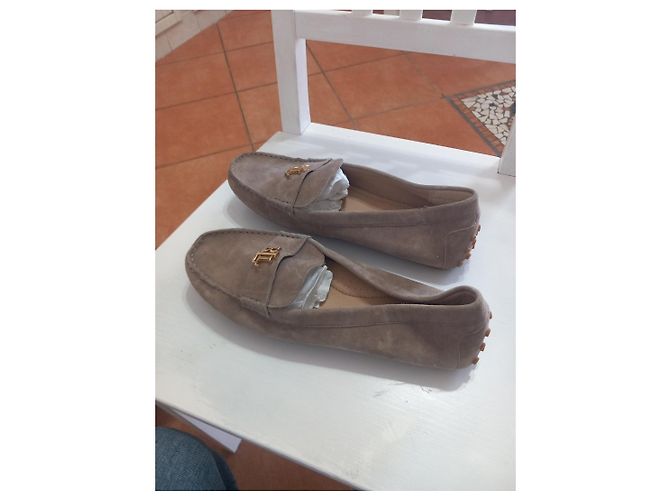 Lauren Ralph Lauren beige Wildleder-Loafer - Ansicht 2