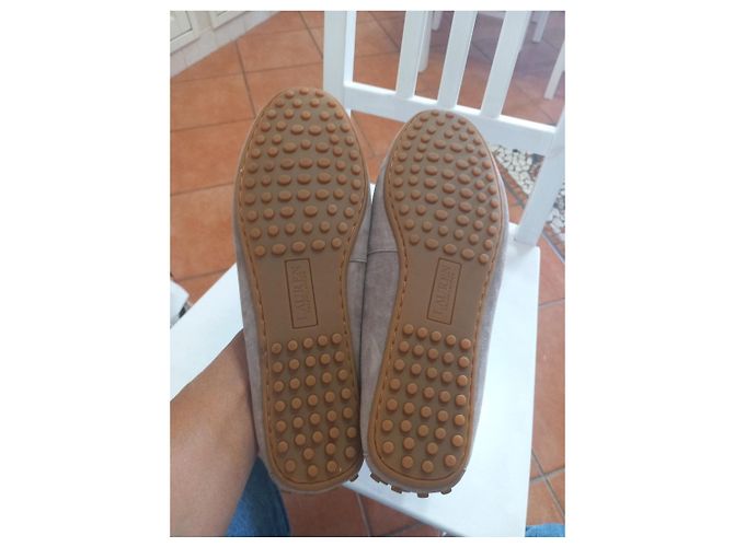 Lauren Ralph Lauren beige Wildleder-Loafer - Ansicht 9