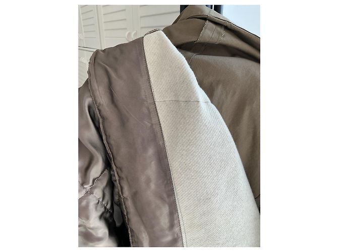 Jil Sander Trench Coat Beige en Algodón - vista 10