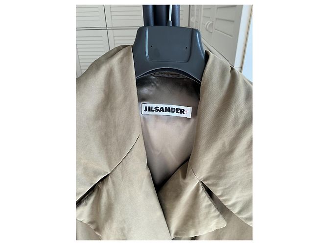 Jil Sander Trench Coat Beige en Algodón - vista 3