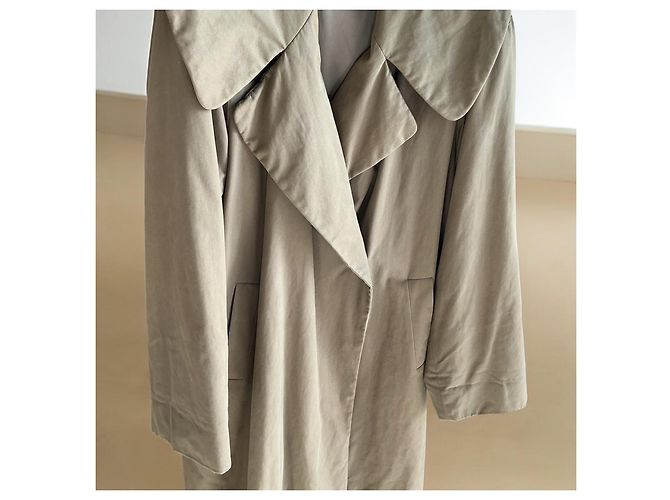 Jil Sander Trench Coat Beige en Algodón - vista 4