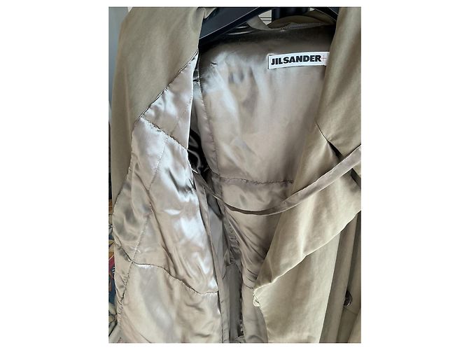 Jil Sander Trench Coat Beige en Algodón - vista 6
