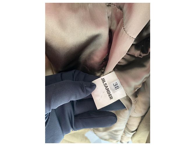 Jil Sander Trench Coat Beige en Algodón - vista 7
