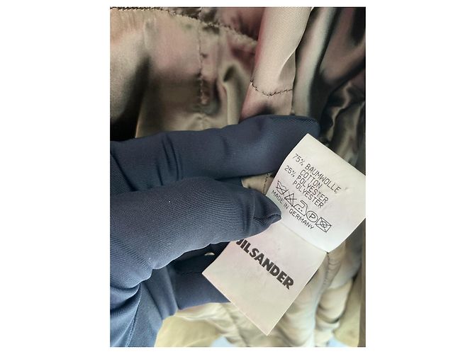 Jil Sander Trench Coat Beige en Algodón - vista 8