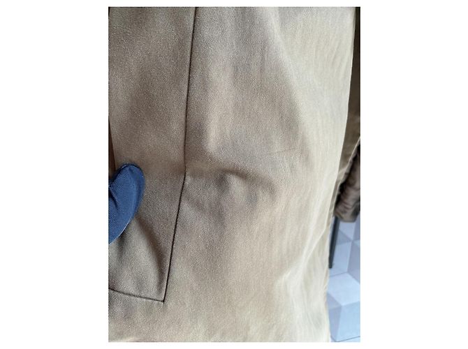 Jil Sander Trench Coat Beige en Algodón - vista 9