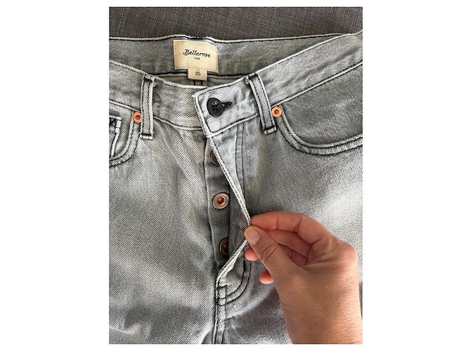 Bellerose Vaqueros Rectos Gris Claro - vista 5
