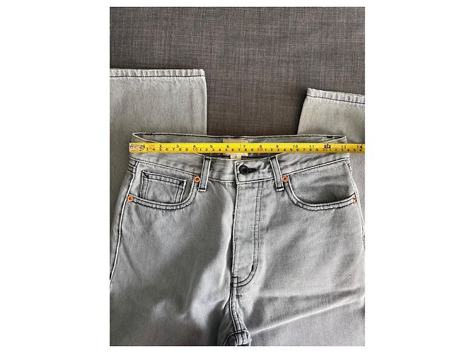 Bellerose Vaqueros Rectos Gris Claro - vista 8