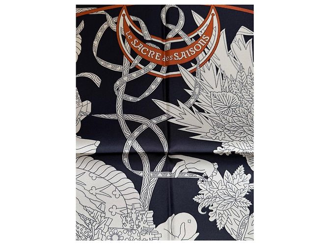 Hermès Seidentuch Carré Le Sacre des Saisons - Ansicht 6