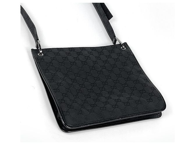 Borsa a tracolla Gucci GG Canvas Black - vista 2