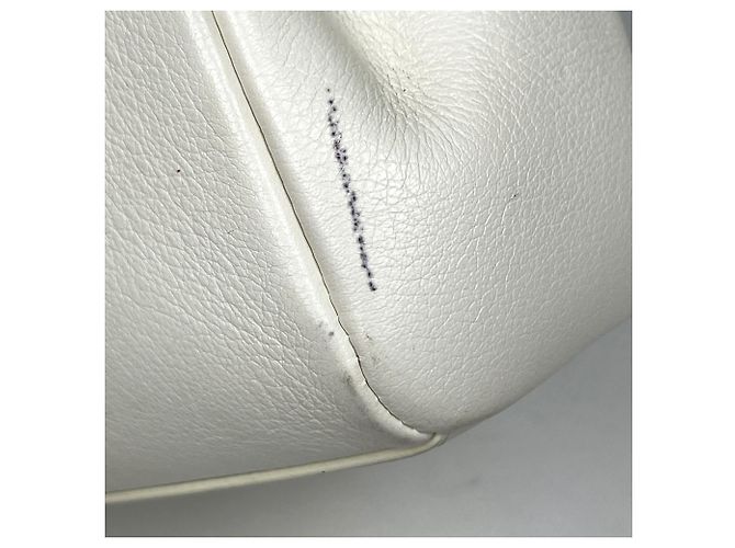Borsa a tracolla Christian Dior in pelle bianca - vista 3
