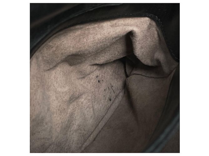 Borsa a tracolla Bottega Veneta in pelle nera - vista 10