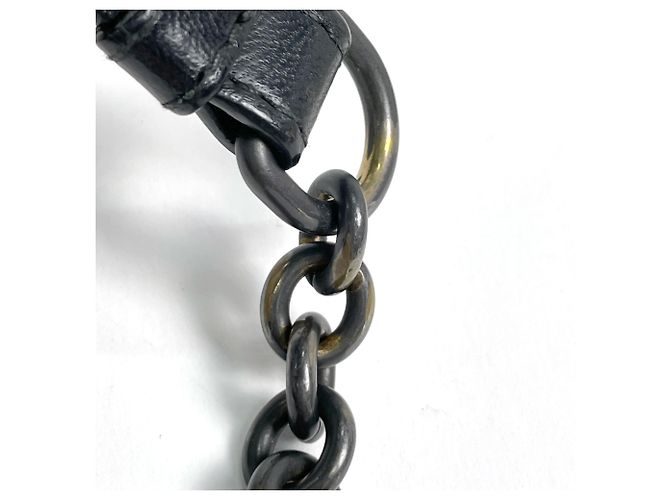 Borsa a tracolla Bottega Veneta in pelle nera - vista 6