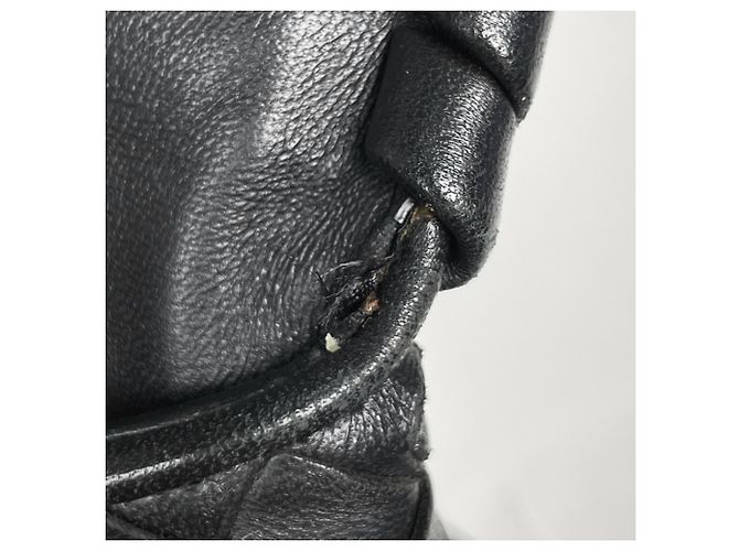 Borsa a tracolla Bottega Veneta in pelle nera - vista 9
