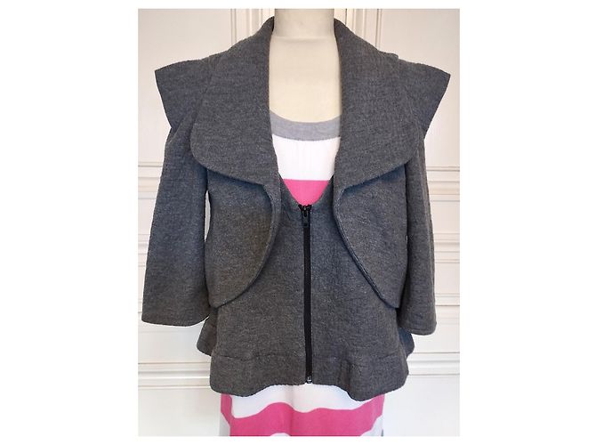 Alain Manoukian Manoukian Max Azria Structured Wool Jacket TM/L - view 16