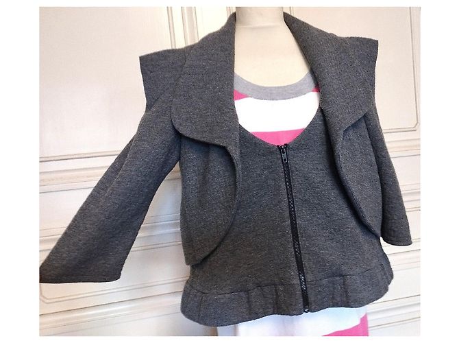 Alain Manoukian Manoukian Max Azria Structured Wool Jacket TM/L - view 8
