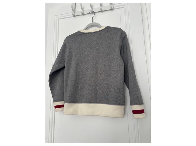 Polo Ralph Lauren Sweatshirt Polo Bear Gris en Coton - vue 2