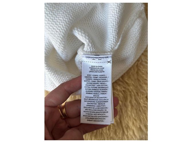 Polo Ralph Lauren "Riding Bear" Pullover aus weißer Baumwolle - Ansicht 4