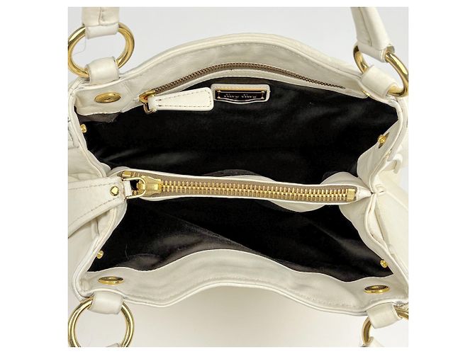 Miu Miu Handbag White Leather - view 13